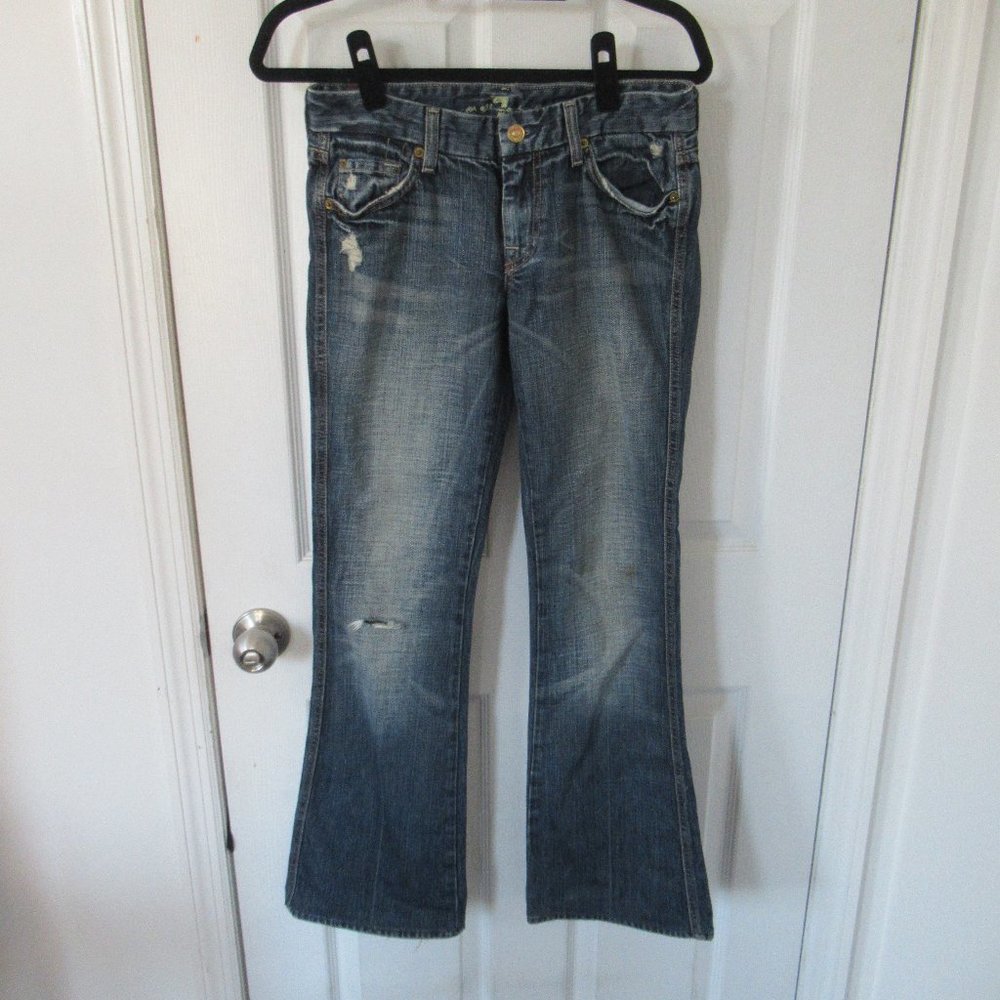 7 For All Mankind Jeans size 27 "A" Pocket Flare Jeans Style